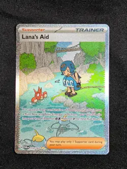 Pokemon TCG Lana's Aid 219/167 Twilight Masquerade Hyper Rare Full Art Holo EN - Image 1