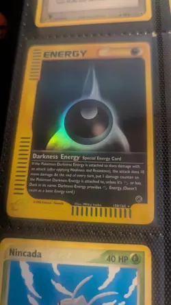 Darkness Energy 158/165 Expedition Base Set 2002 holo rare EN Milky Isobe - Image 1