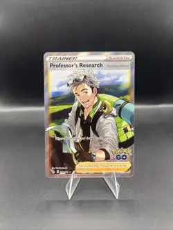 The Pokemon Company Professor's Research Pokemon GO 078/078 UR Full Art Holo EN - Image 1