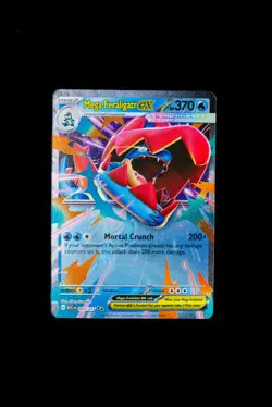 Mega Feraligatr ex 043/217 Double Rare Ascended Heroes Pokemon Holo Near Mint - Image 1