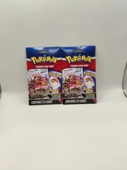 ( 2 )Unopened Pokemon 25 Card Packs: With One GUARANTEED FOIL CARD In Each Pack - Image 1