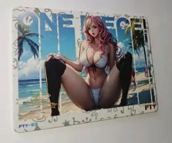 Sexy NAMI Goddess One Piece WAIFU 🌞 "Summer Party" Foil Embossed Doujin Card - Image 3
