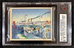 1938 HORRORS OF WAR GUNBOAT OAHU SAILS IN DEFIANCE OF JAPS CARD #268 KSA 6.5 - Image 1