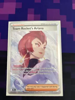 Pokemon Team Rockets Ariana Sir Destined Rivals Card 237/182 NM Condition - Image 1