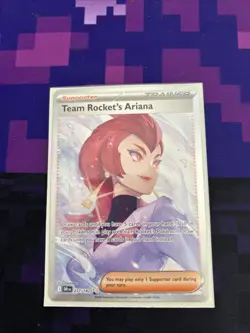 Pokemon Team Rockets Ariana Sir Destined Rivals Card 237/182 NM Condition - Image 2