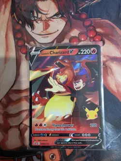 Pokemon TCG card Lance's CHARIZARD V SWSH133 - Image 1