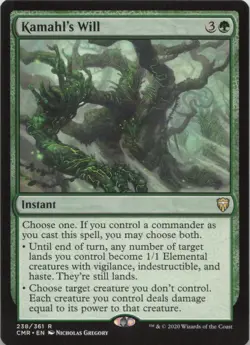 Kamahl's Will R Commander Legends 238 LP-NM - Image 1