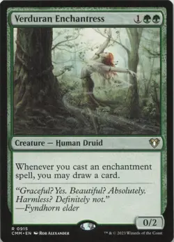 Verduran Enchantress R Commander Masters 915 NM MTG - Image 1