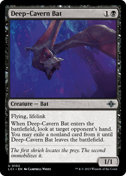 MTG - Deep-Cavern Bat [The Lost Caverns of Ixalan] Foil - Image 1