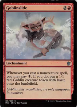 Goblinslide U Khans of Tarkir 109 - LP - Image 1
