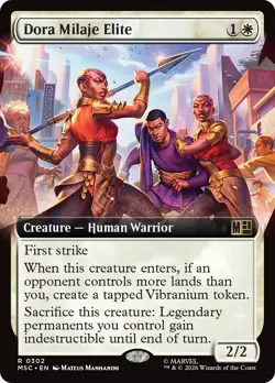 Dora Milaje Elite (Extended Art) [Marvel Super Heroes Commander] Near Mint - Image 1