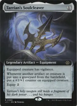 Tarrian's Soulcleaver Extended Art R The Lost Caverns of Ixalan 389 NM MTG - Image 1
