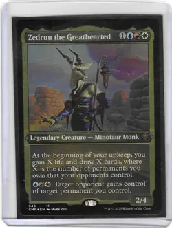 Zedruu the Greathearted #543 M - NM - Magic the Gathering - Foil Etched - MTG - Image 1