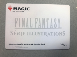 Mtg Magic Final Fantasy Jenova Ancient Calamity FFVII Card 30 Gold Signed NM - Image 2
