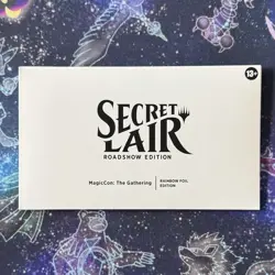 MTG Secret Lair Roadshow Edition MagicCon Rainbow Foil Sealed Exclusive Promo - Image 1