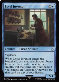 Loyal Inventor U Universes Beyond: Assassin's Creed 21 LP MTG - Image 1