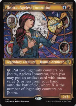 Jhoira, Ageless Innovator (Showcase) R Dominaria United 301 - LP MTG - Image 1