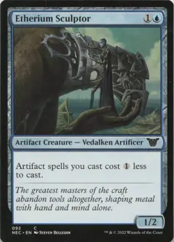 Etherium Sculptor C Commander: Kamigawa: Neon Dynasty 92 NM MTG - Image 1