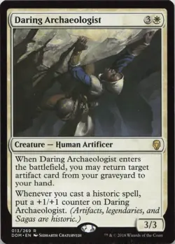 Daring Archaeologist R Dominaria 13 LP-NM MTG - Image 1