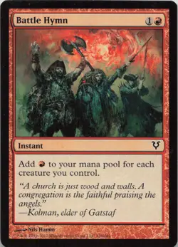 Battle Hymn C Avacyn Restored 128 NM MTG - Image 1
