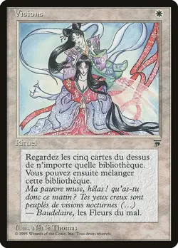 RUSH FRANCAIS Visions Renaissance [EX/NM] MTG magic RE - Image 1