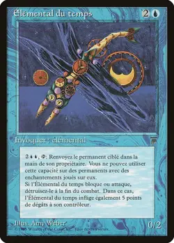 RUSH FRANCAIS Elemental du temps Renaissance [EX/NM] MTG magic RE - Image 1