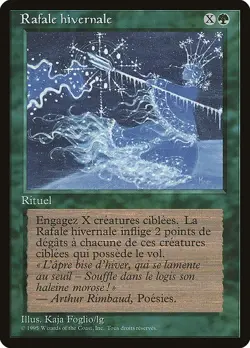 RUSH FRANCAIS Rafale hivernale Renaissance [EX/NM] MTG magic RE - Image 1
