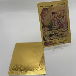 Boltund V TG13/TG30 Gold Textured Metallic Foil Custom Pokemon Card - Image 2
