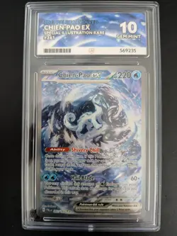 Chien-Pao EX 261 SIR Pokemon TCG Paldea Evolved Ace 10 - Image 1