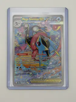 Mega Greninja ex 116/086 Special Illustration Rare SIR Chaos Rising Pokemon - Image 3