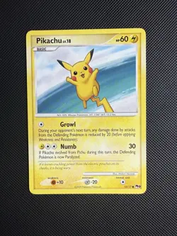 Pikachu 15/17 POP Series 9 Non Holo 2009 Pokemon Card LP - Image 1