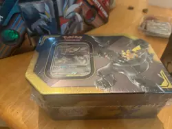 FACTORY SEALED Tag Team Pikachu & Zekrom GX Pokemon tin - Image 1