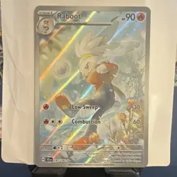Pokemon Raboot 147/142 SV07 Stellar Crown Full Art Secret Rare Holo 90 HP Eng - Image 3