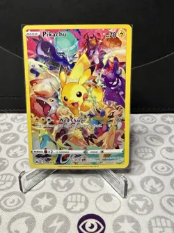 Pokemon TCG Pikachu (Secret Rare) 160/159 SWSH: Crown Zenith Full Art Holo Nm - Image 1