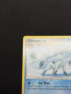 Glaceon 20/100 Pokemon Majestic Dawn Countdown Calendar Snowflake Stamp LP - Image 2