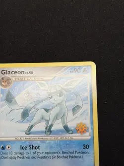 Glaceon 20/100 Pokemon Majestic Dawn Countdown Calendar Snowflake Stamp LP - Image 3