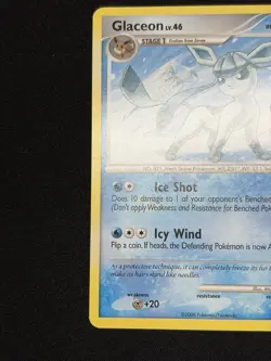 Glaceon 20/100 Pokemon Majestic Dawn Countdown Calendar Snowflake Stamp LP - Image 4