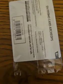 Exclusive Pokemon Chicago Field Museum Fossil Exhibit Archeops Promo Card SEALED - Image 2