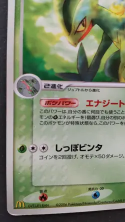 Sceptile Pokemon Card Japanese Nintendo Game Rare 119/PCG-P McDonald’s Promo F/S - Image 3