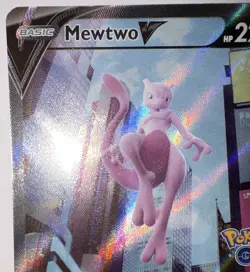 The Pokemon Company Mewtwo V 072/078 Pokemon GO Holo Rare English 220HP Psychic - Image 3