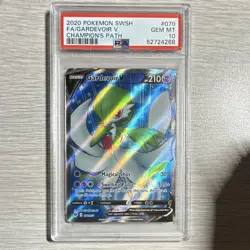 PSA 10 Gardevoir V Full Art Holo 070/073 Champion's Path 2020 Pokemon TCG - Image 1