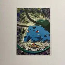 1999 Topps Tv Animation Edition #01 BULBASAUR - Pk002447 - Image 1