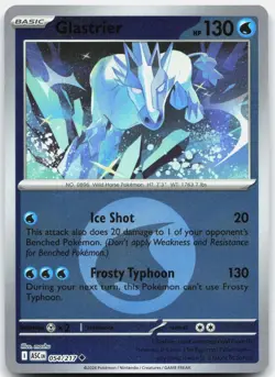 Glastrier (Energy Symbol) 054/217 Holo Ascended Heroes Pokemon Reverse Holo NM - Image 1