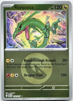 Rayquaza (Energy Symbol Pattern) 153/217 Ascended Heroes Pokemon Reverse Holo NM - Image 1