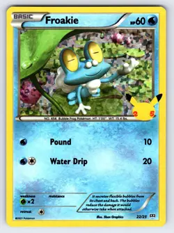 Froakie 22/25 2021 McDonald's 25th Anniversary Pokemon Card TCG Promo Holo - Nm - Image 1