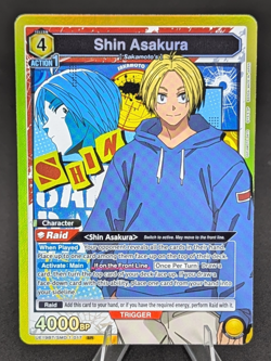 Union Arena Shin Asakura UE19BT/SMD-1-017 (SR) - UE19BT: SAKAMOTO DAYS - Image 1
