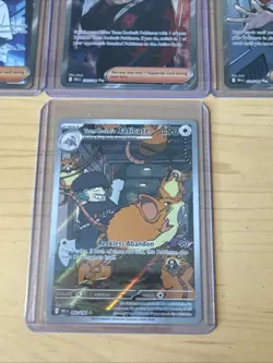 Pokemon Card Lot 4 Illustration Rares Destined Rivals Giovanni 225 Ariana 224 - Image 2