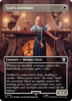 MTG English Soul's Attendant (Borderless) NM Foil - Image 1