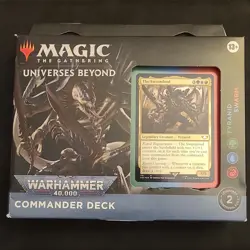 Magic: The Gathering Warhammer 40,000 Tyranid Swarm Commander Deck 100 Cards - Image 1