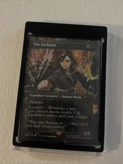 Tifa Lockhart Magic: The Gathering Final Fantasy Full Art Promo Card FFVII - Image 1